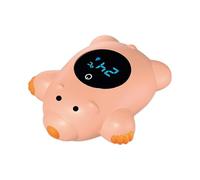 Medidor de temperatura de baño de apagado automático para recién nacidos, diseño compacto fácil de viajar con alertas LED para agua fría y caliente, juguete de baño con pantalla de temperatura