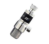 Medidor De Temperatura De Ducha - 14,2 × 6 × 4,5 Cm 78 G Medidor De Agua Digital Acero Inoxidable ABS, Pantalla De Temperatura De Ducĥa | Monitor De Seguridad Para Baño, Termómetro De Ducha De Lluvia