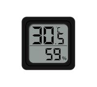 Medidor de temperatura de humedad - Medidor digital de humedad de temperatura | Medidor preciso Dispositivo portátil fácil de leer con pilas para ático Casa residencial Garaje Cuarto de baño