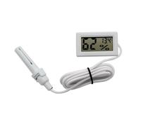 Medidor de temperatura de humedad | VER DIGITAL LCD | Mini dispositivo de monitoreo con pantalla clara para control climático en real | Lector de temperatura y humedad para el tanque de
