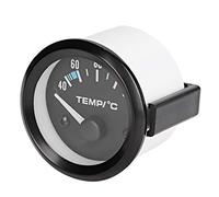 Medidor de Temperatura del Agua, Indicador de Temperatura del Agua de Voiture Instrumento de Automóvil Indicador de Temperatura del Agua Digital LED 2 Pulgadas 52 Mm Camión de