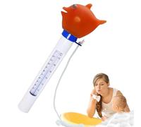 Medidor de Temperatura del Agua - Monitor Impermeable con Animales y Lectura Fácil - Medidor Grande Temperatura Agua Piscina,Para Niños, Interior Y Exterior, Spa, Estanque, Acuario, Bañera
