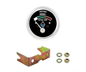 Medidor de temperatura del agua, para termómetro mecánico Caterpillar 1W7550 de 4,5 m, indicador de temperatura de puntero modificado automotriz de 52 mm