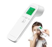 Medidor De Temperatura Del Hogar Sin Infrarrojos Digitales, Infrarrojos Sin Co-ntact, Medidor De Temperatura De 3 Colores, Con Alerta De Fiebre Visual, Medidor De Temperatura De 15.5x4x4.5cm