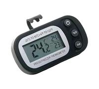 Medidor de temperatura del refrigerador,Medidor de temperatura del refrigerador,Medidor de temperatura ambiente digital impermeable | Pantalla LCD, función Max/Min Record, medidor de temperatura para