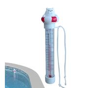 Medidor de temperatura flotante para piscina, medidor de temperatura de piscina flotante, probador preciso de dibujos animados para exteriores, interiores, familia, lago, hogar, ducha, niños