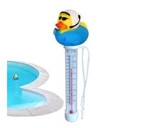 Medidor de temperatura flotante para piscina, medidor de temperatura del agua para piscina - Medidor de temperatura preciso de pato con cuerda,Medidor de temperatura para piscinas interiores y exterio