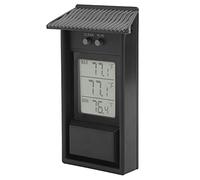 Medidor de Temperatura Impermeable Al Aire Libre, Termómetro Digital Max Min, Práctico Termómetro de Invernadero, Accesorios de Jardín para Invernadero de Jardín