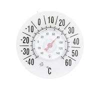 Medidor de temperatura impermeable | con e inalámbrica, medidor de temperatura analógico para interior para ventanas, para oficina, dormitorio, interior, ventana, salón, jardín