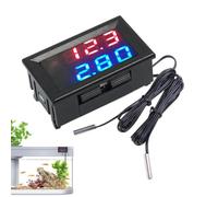 Medidor de temperatura industrial - Doble LCD Acuario