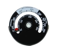 Medidor de temperatura magnético, termómetro de calibre grande, esfera grande para tubos de horno de fuego, tubo de tubería, termómetro/chimenea/seguridad del ventilador