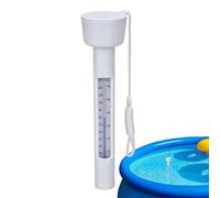 Medidor de Temperatura para Piscinas,Termómetro para Bañera Hidromasaje con Cuerda | Accesorio Flotante para Piscina de 0-50℃ para Familia Natación Spa Acuario Casa