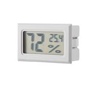 Medidor De Temperatura Rápido Con Monitor Incorporado De Humedad Preciso y Termómetro De Higrómetro Digital Integrado Con Sonda Incorporada(Blanco)