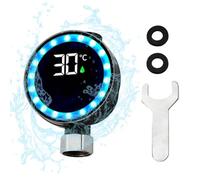 Medidor de temperatura : termómetro de digital, sensor a prueba de salpicaduras, indicador de temperatura de respuesta rápida, pantalla de fácil lectura | para baño lavabo ducha bañera co