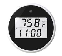 Medidor de temperatura - Termómetro digital flotante | Monitoreo de temperatura impermeable con alarma, sensor de inmersión en frío multiusos para piscinas, baños de hielo y actividades