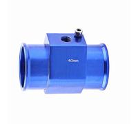 Medidor de temperatura Tubo de unión, Akozon temperatura del agua del automóvil Tubo de unión de temperatura Medidor Sensor Adaptador de manguera de radiador con abrazaderas de manguera(40mm)