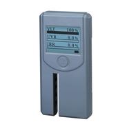 Medidor de tinte de ventana UV, IR y medidor de transmisión de luz de 940 nm/1400 nm de longitud de onda con autocalibración y pantalla de rotación automática para pruebas de película solar, vidrio y