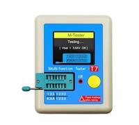 Medidor De Transistores LCR-T7 Probador De Resistencia De Capacitancia Pantalla For Diodo Triodo Condensador Resistencia Transistor LCR NPN PNP MOSFET
