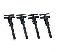 Medidor de trazador de carpintería con línea de marcado deslizante Tsquare Ayuda de dibujo para marcado de aleación, medición de carpintería, regla de aluminio (B)