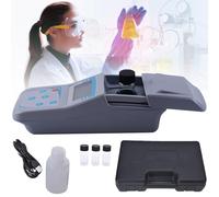 Medidor de turbidez, turbidímetro de agua digital portátil, precisión 0.1, 0-200 NTU, luz dispersada de 90 °, para planta de tratamiento de agua de laboratorio