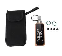 Medidor de vacío digital 1 19000 micrones Medidor de prueba de vacío multifuncional preciso a prueba de aceite para sistemas de refrigeración HVAC Material ABS Batería recargable