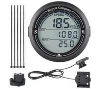 Medidor de velocidad de bicicleta y velocímetro, computadora de bicicleta inalámbrica | Comprobador de velocidad de bicicleta LCD digital inalámbrico: electrónica y dispositivos impermeables