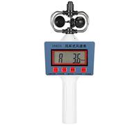 Medidor de velocidad del viento Anemómetro de la Copa Handheld Anemómetro LCD Geografía Instrumento de enseñanza para la educación ambiental forestal Océano Educación