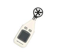 Medidor de velocidad del viento, medidor flujo aire, herramienta medición la, anemómetro digital mano for golf, vuelo, navegación, surf en casa(White 5.25x16cm)