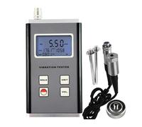 Medidor De Vibración Rango Digital Transductor Piezoeléctrico Sensor Probador Aceleración Velocidad Desplazamiento MedicióN Precisa