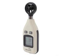Medidor de viento digital con iluminación LCD y temperatura