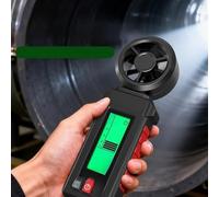 Medidor de viento portátil para navegación marina y monitoreo costero con rotor de 8 hojas y soporte para métricas y unidades
