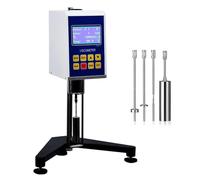 Medidor de viscosidad rotacional, viscosímetro digital LCD ± 3% de precisión, rango de 10-6 m mPa, salida de datos para pinturas y recubrimientos