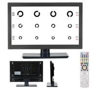 Medidor de visión digital LCD de 21.5 pulgadas, dispositivo de prueba óptica con control remoto, múltiples objetivos visuales, montaje en pared para evaluaciones precisas de la visión