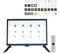 Medidor De Visión óptico Digital Con Pantalla Lcd Y Control Remoto: Tabla De Agudeza Visual Digital Con Múltiples Objetivos Visuales Y Métodos De Visualización, Uso Profesional En Optometría(23in)