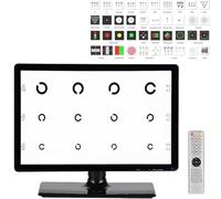 Medidor De Visión óptico Digital Con Pantalla Lcd Y Control Remoto: Tabla De Agudeza Visual Digital Con Múltiples Objetivos Visuales Y Métodos De Visualización, Uso Profesional En Optometría(18.5in)