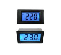 Medidor de voltaje CA 80-500V, voltímetro, Panel de voltios Digital LCD de 2 cables, 100V, 110V, 120V, 220V, 230V, 380V, probador indicador D69(Full-closed Type)