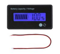 Medidor de voltaje con botón de función conmutable, indicador de capacidad de la batería para monitoreo integral, buena calidad, buena calidad,