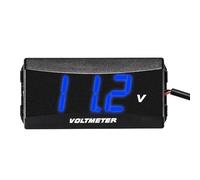 Medidor De Voltaje De Batería - PantalDe 12 V, PantalDe Voltaje LED | Lector De Voltios Resistentes A Intemperie, Verificador De Baterías Para Moto Para Automóviles ATV Van Pa