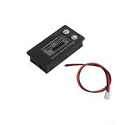 Medidor de voltaje de capacidad, indicador de batería CC 8 100 V para pruebas de voltaje y corriente de la batería con ajustes personalizables para varios tipos de baterías (azul)