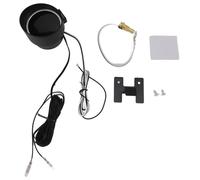 Medidor de voltaje de temperatura del agua Pantalla digital de alta precisión Monitoreo en tiempo real 2 en 1 Indicador de voltaje de temperatura del automóvil para