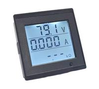 Medidor De Voltaje Digital Con Sistemas De Alarma De Advertencia De Sobrecarga Seguimiento Real Y Reinicio Fácil Para Mediciones Precisas Pantalla Retroiluminada Medidores De Voltaje