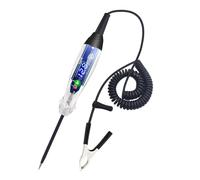 Medidor de voltaje digital para coche con indicadores de polaridad y grandes rangos de voltaje para una rápida resolución de problemas, herramienta de diagnóstico para errores de cableado