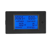 Medidor de voltaje LCD digital DC 6.5-100V Medidor de corriente de energía eléctrica Medidor de voltios de energía, 50 / 100A derivación(50A Current Shunt)