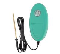 Medidor de voltaje para cercas eléctricas para todo clima, buscador de fallas compacto con alerta LED visual para granjas, ranchos y jardines domésticos que garantiza una