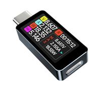 Medidor de voltaje USB | Digital Multimeter | Alta precisión U$B Load Checker | Portable Plug & Play Current Detector Power Testter Electrical Tester for Volttage Within 28V