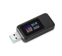 Medidor de Voltímetro del Tester USB 4-30V 0-6.5A Amperímetro Medidor de Corriente Multímetro Batería de Carga Banco de Energía USB 3.0 Tester Capacidad de Alimentación