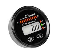 Medidor de voltios indicador de batería Runleader de 12 V a 48 V, registro de horas de trabajo para carro de golf de cortadora de césped a batería LiFePO4 Trojan AGM 18650