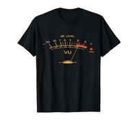 Medidor de volumen VU Vintage Audio Engineer Grabación Camiseta