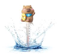 Medidor del agua - Con Cuerda, Preciso e Impermeable | Tester de Agua de Piscina y Termómetro de Natación - Para interiores, exteriores, hogar, baño, piscina, spa, estanque, río y