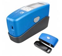 Medidor digital de brillo para piedra y mármol, ángulos de 20°/60°/85°, rango de 0-600/2000 GU, incluye 100 muestras estándar para mediciones precisas